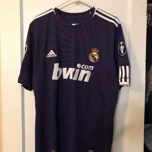 Real Madrid Purple jersey size large